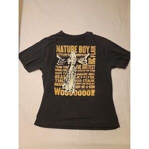 Mens Wrestle Mania Ric Flair Nature Boy T-Shirt XL Graphic 90s Retro